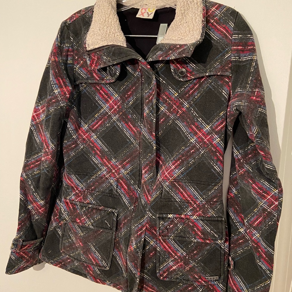 Roxy Zip Up Jacket Size Medium